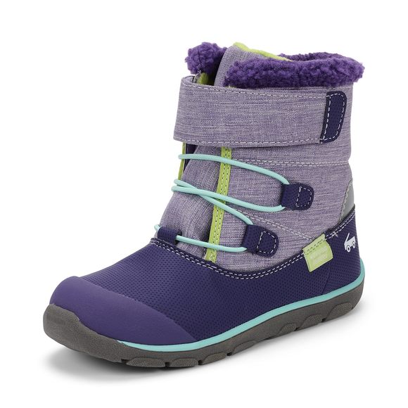 See Kai Run Kids Gilman Waterproof Boots Purple Toddler 4 - Picture 1 of 1